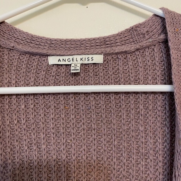 NWT Angel Kiss Oversized Woven Long Cozy Sweater - Picture 3 of 8